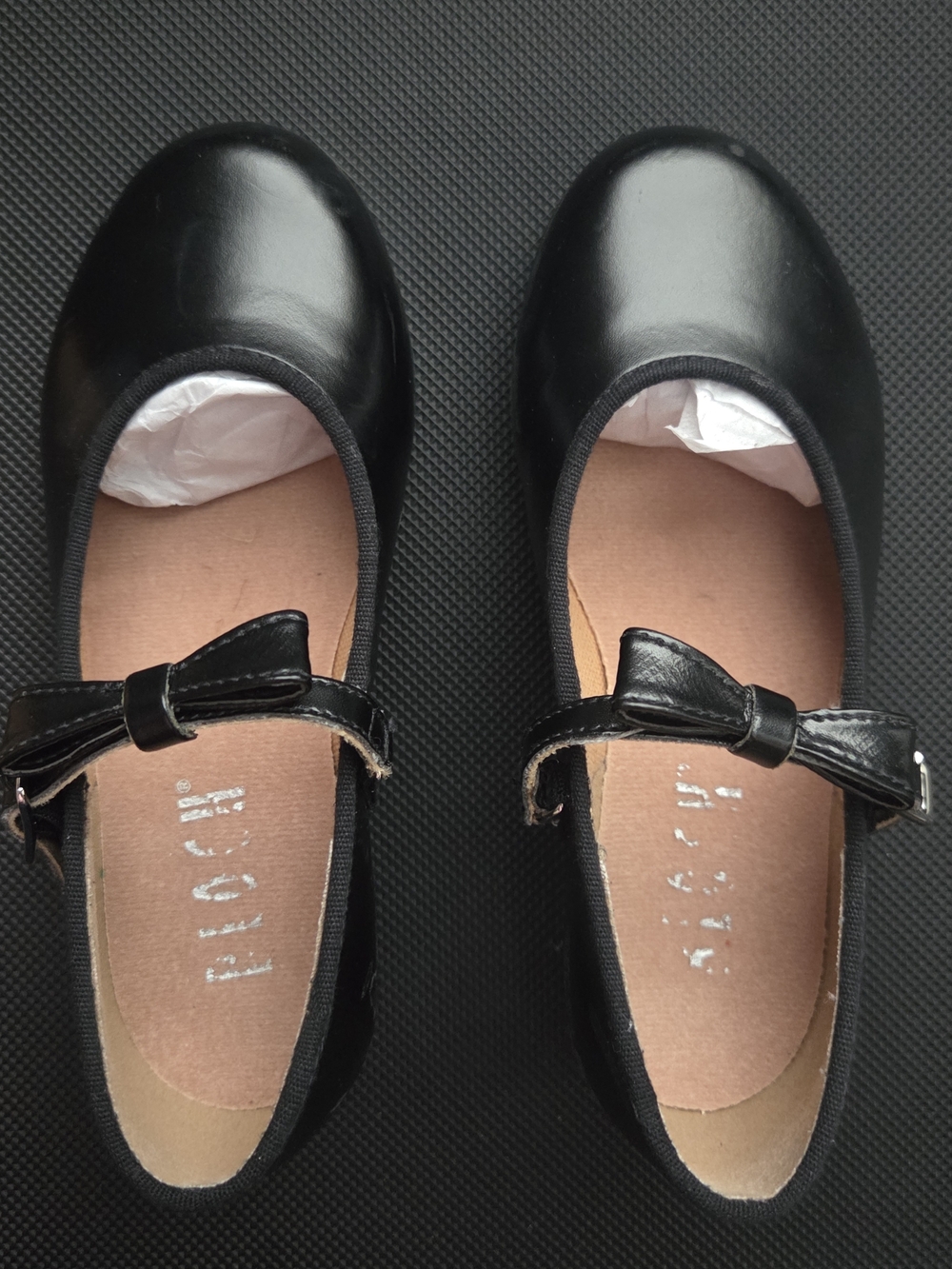 Bloch Black Child Merry Jane Tap Shoe Box Label